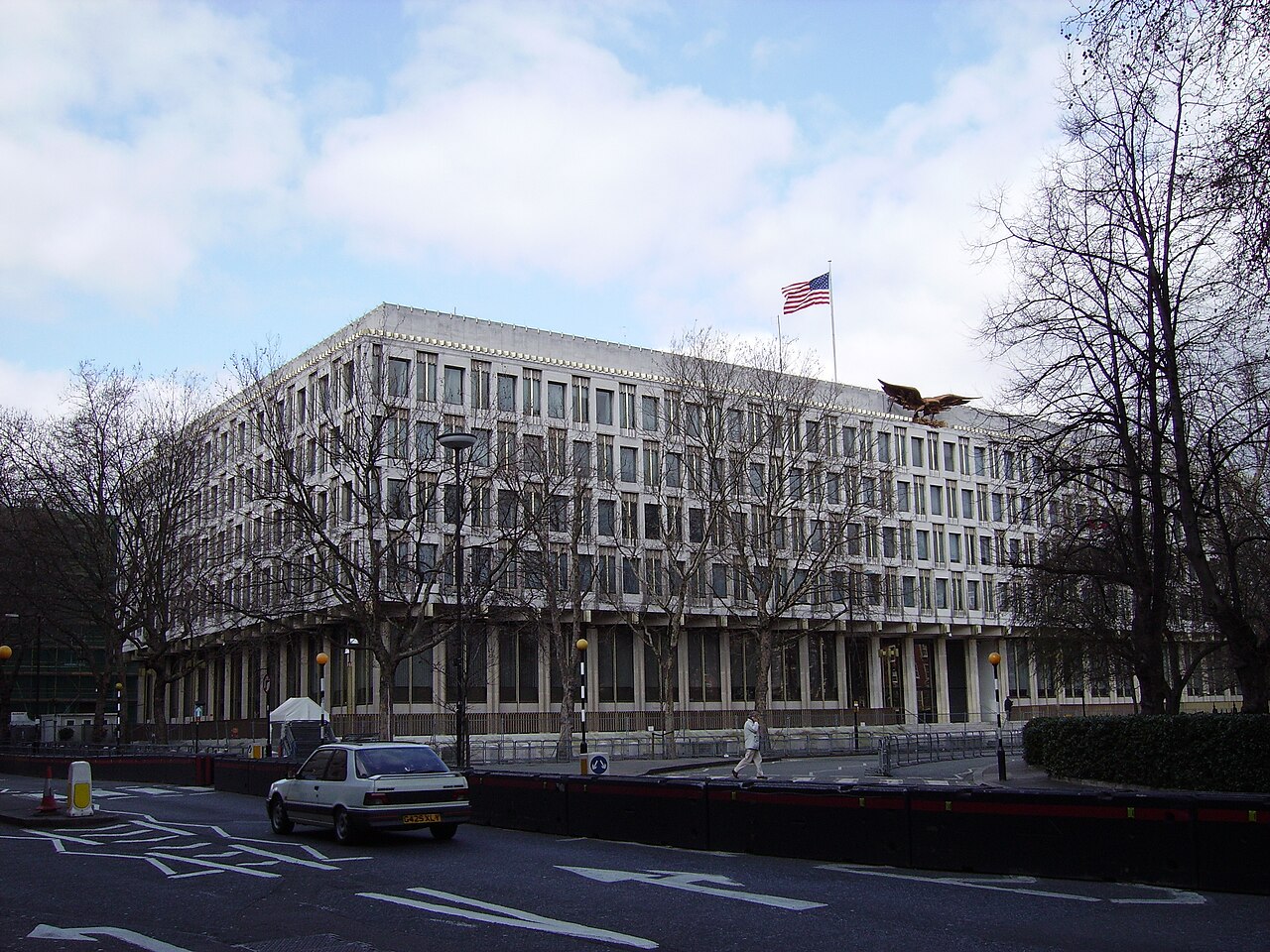 US Embassy London view from SE