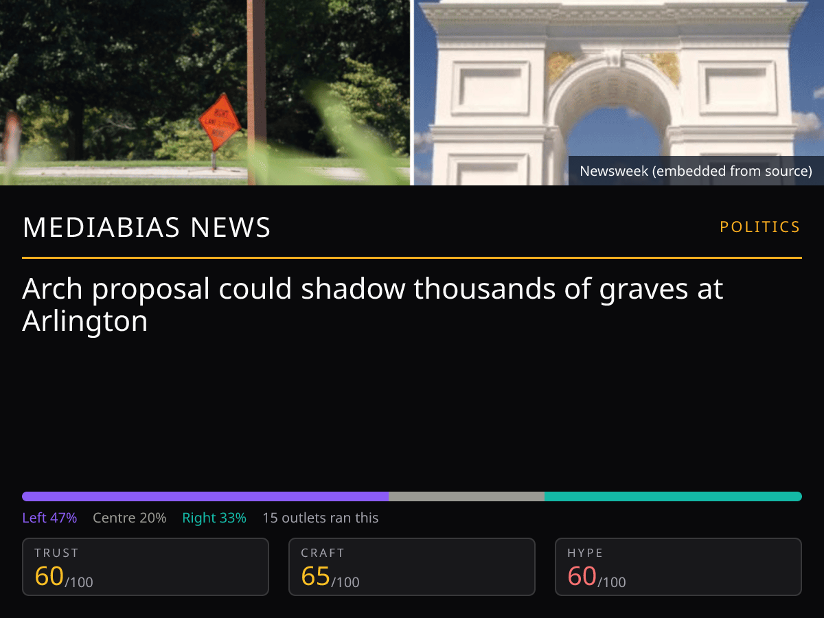 Arlington Arch Plan | MediaBias News