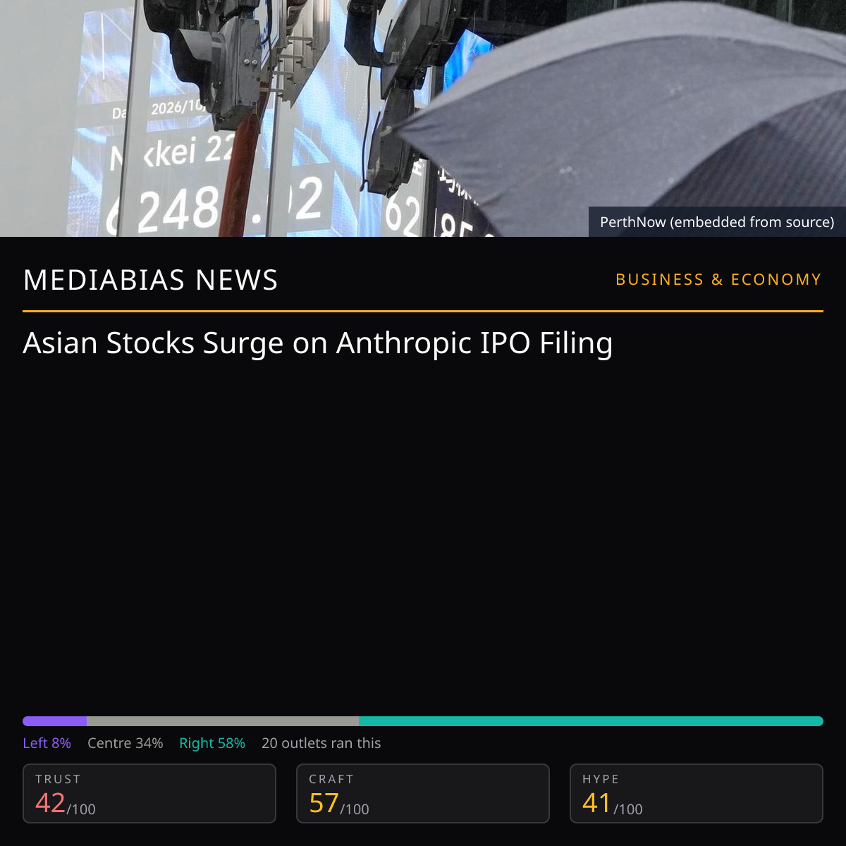 Anthropic IPO Filing | MediaBias News