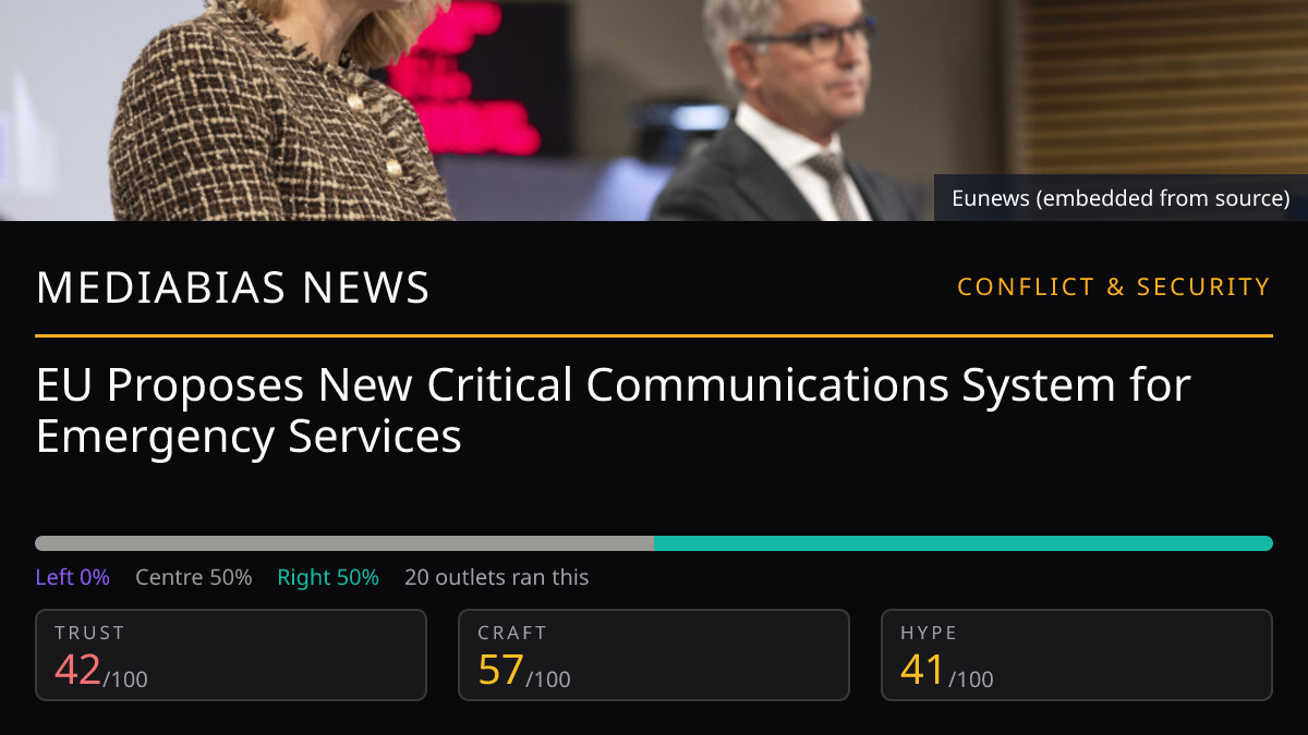 EU Proposes New Critical Communications System for Emergency Services