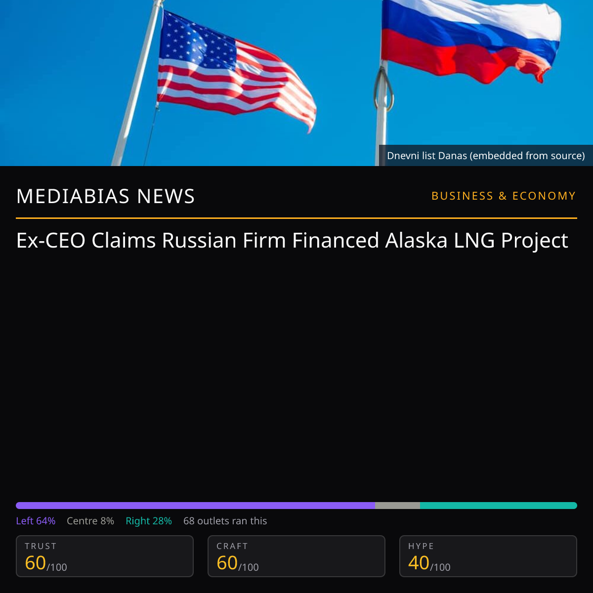 Joel Riddle quits Polar Train LNG | MediaBias News