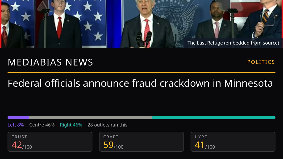 Federal officials announce fraud crackdown in Minnesota