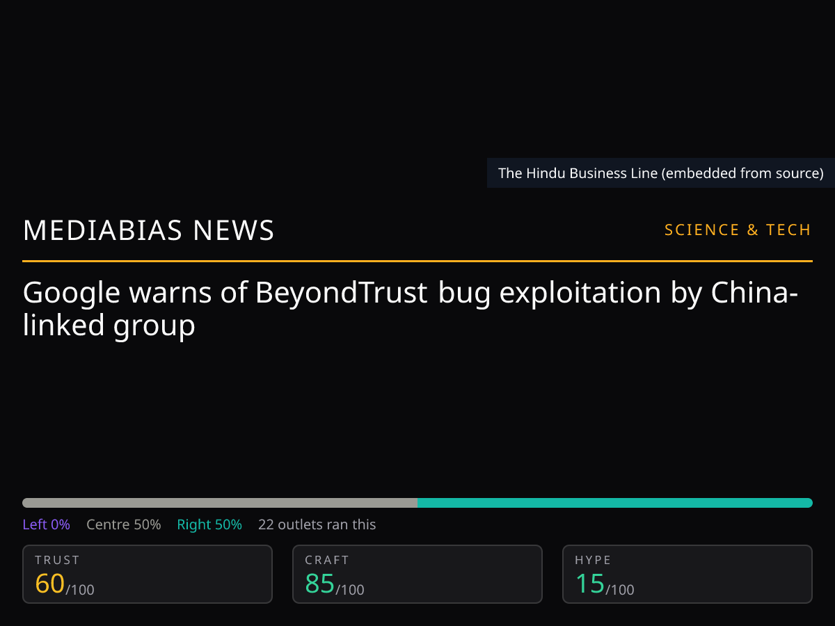 Google BeyondTrust bug warning | MediaBias News