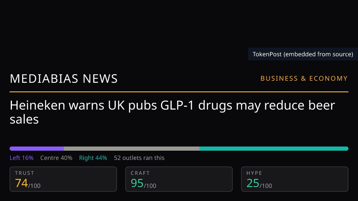 Heineken warns UK pubs GLP-1 drugs may reduce beer sales