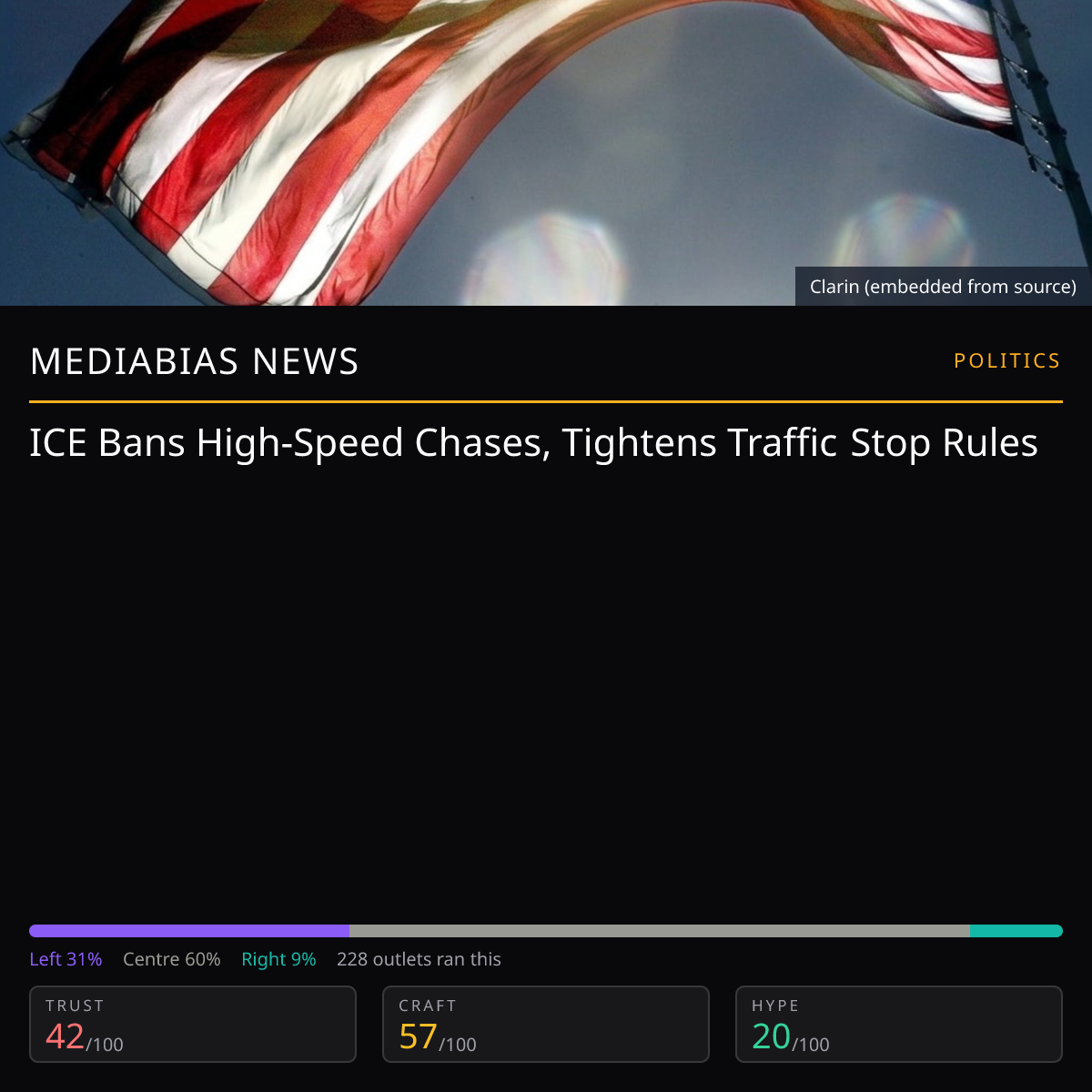 ICE Updates Traffic Stop Rules | MediaBias News