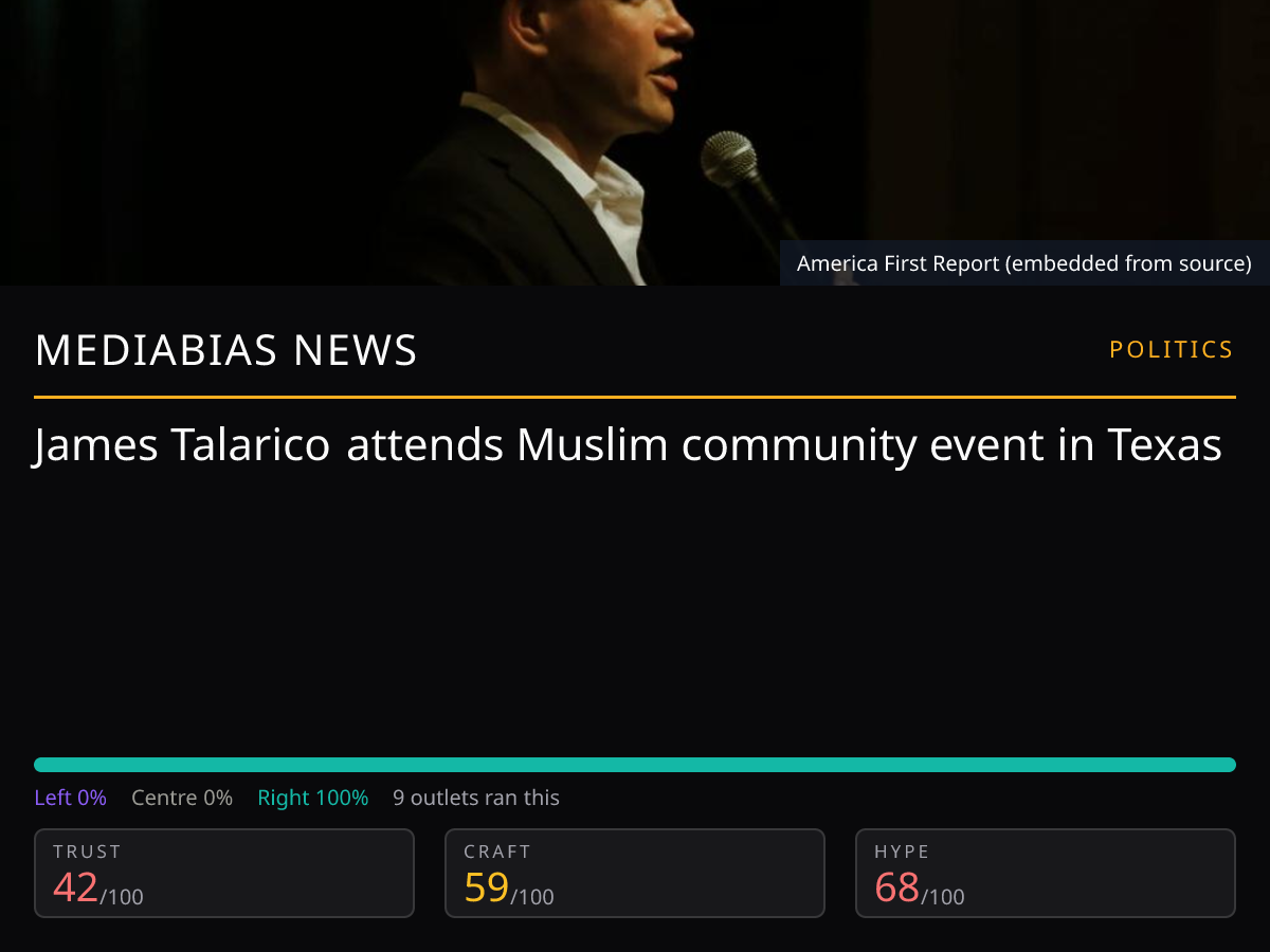 James Talarico Texas Event | MediaBias News