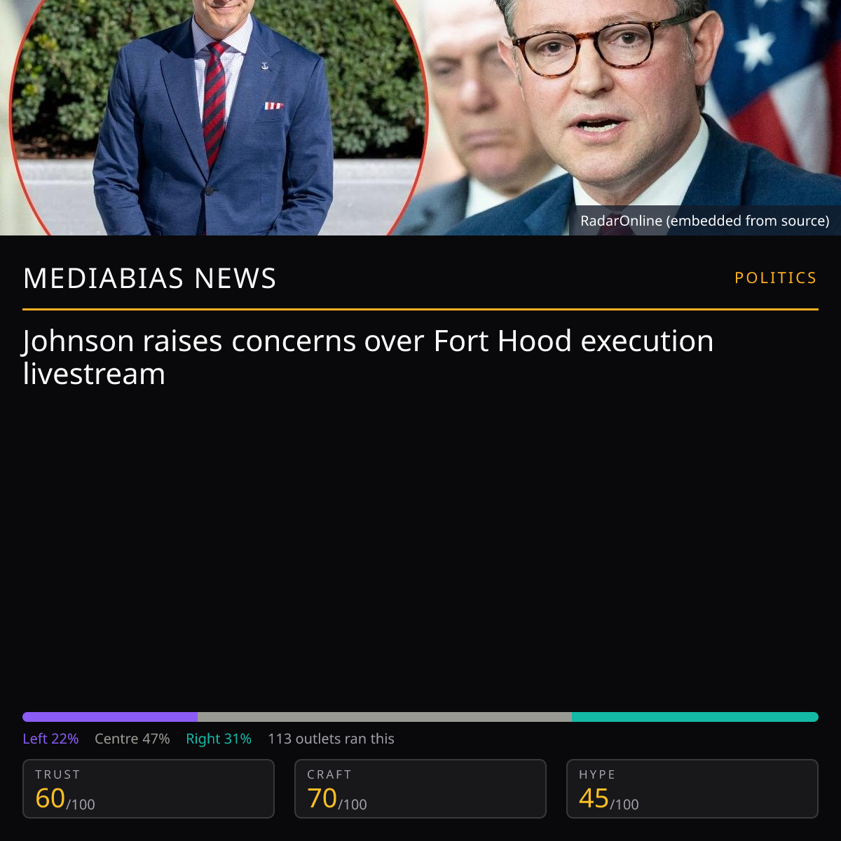 Nidal Hasan Execution Livestream Concerns | MediaBias News