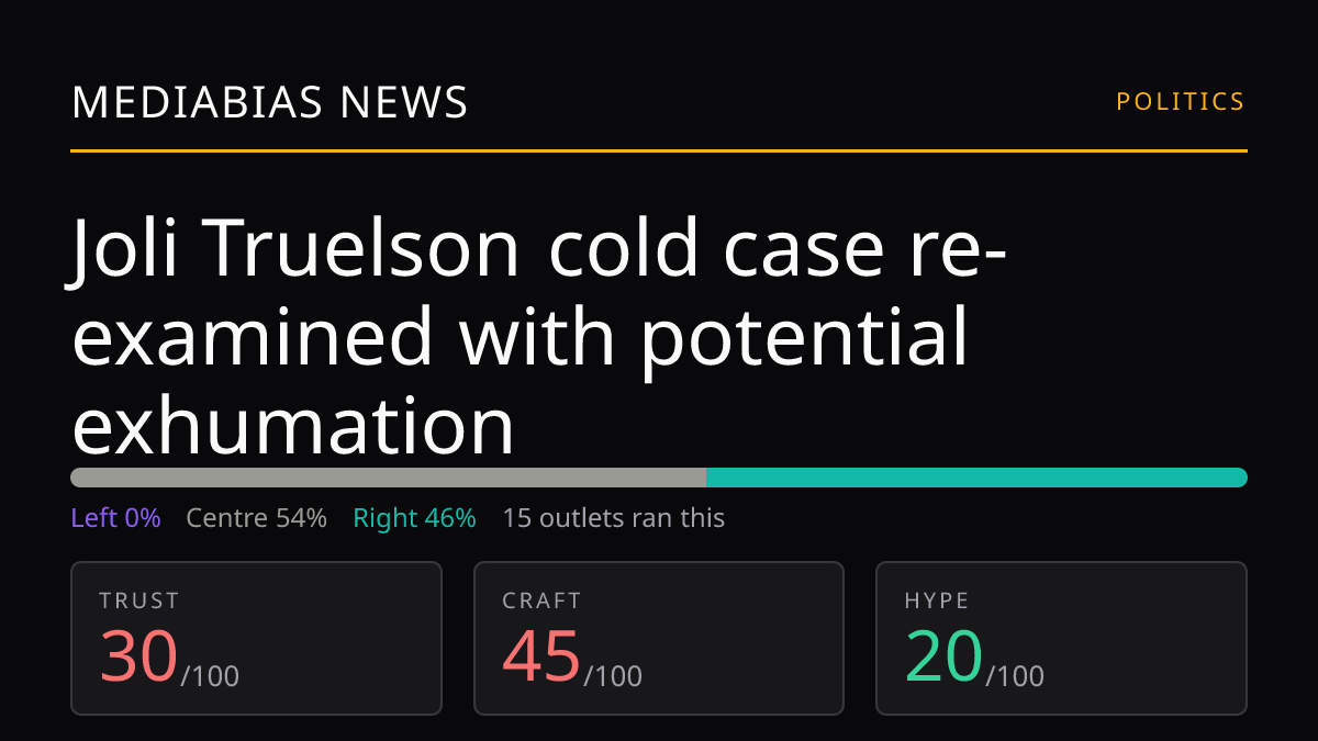 Joli Truelson cold case re-examined with potential exhumation