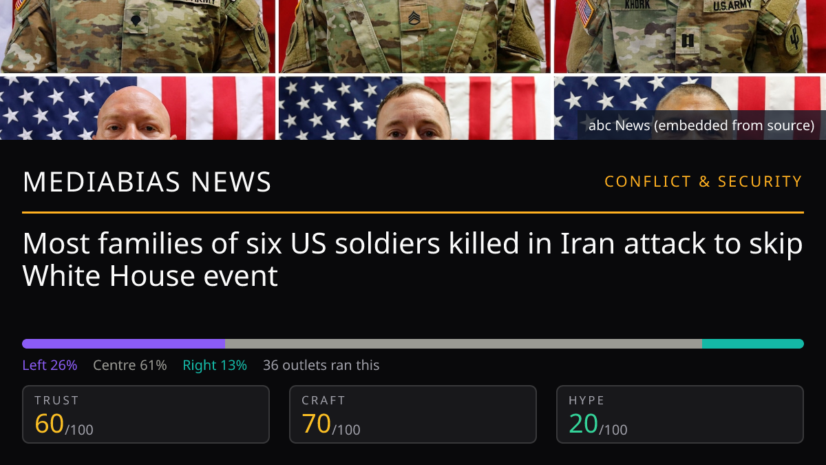 Iran drone strike: US soldiers' families | MediaBias News