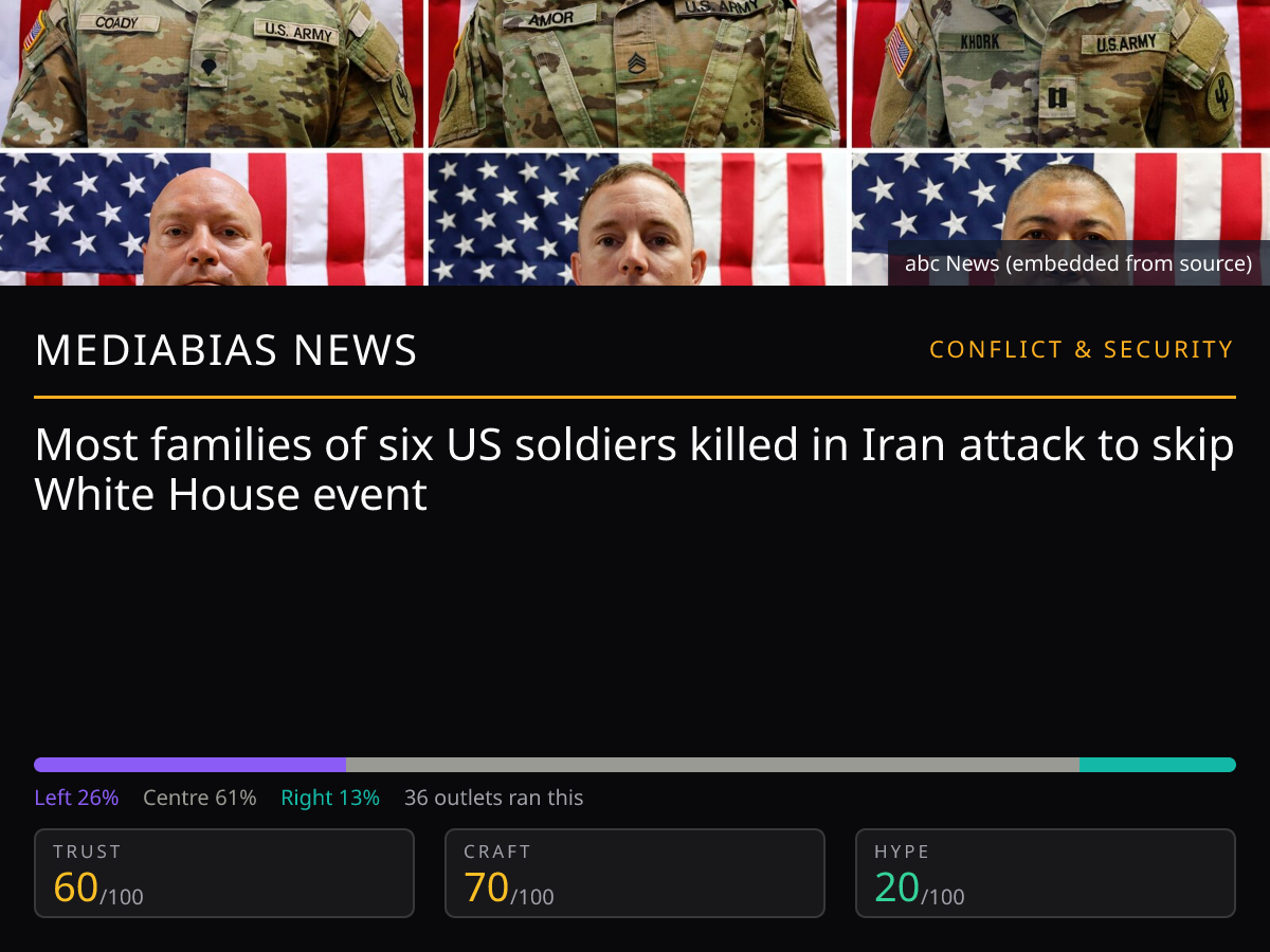 Iran drone strike: US soldiers' families | MediaBias News