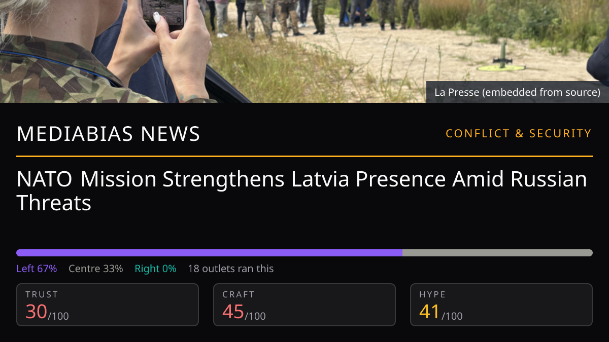 NATO Mission Strengthens Latvia Presence Amid Russian Threats