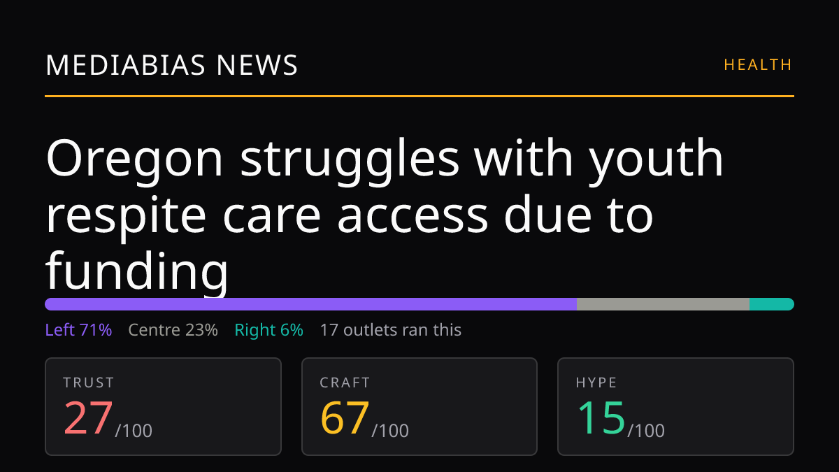 Oregon struggles with youth respite care access due to funding