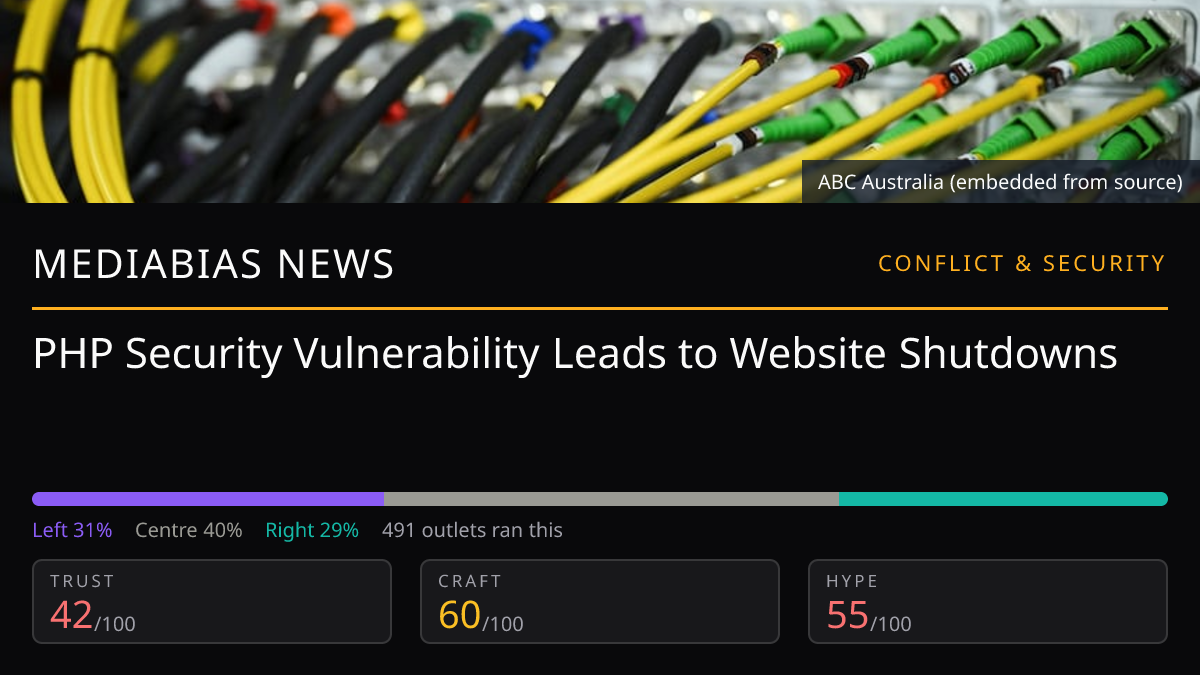 PHP Security Vulnerability Leads to Website Shutdowns