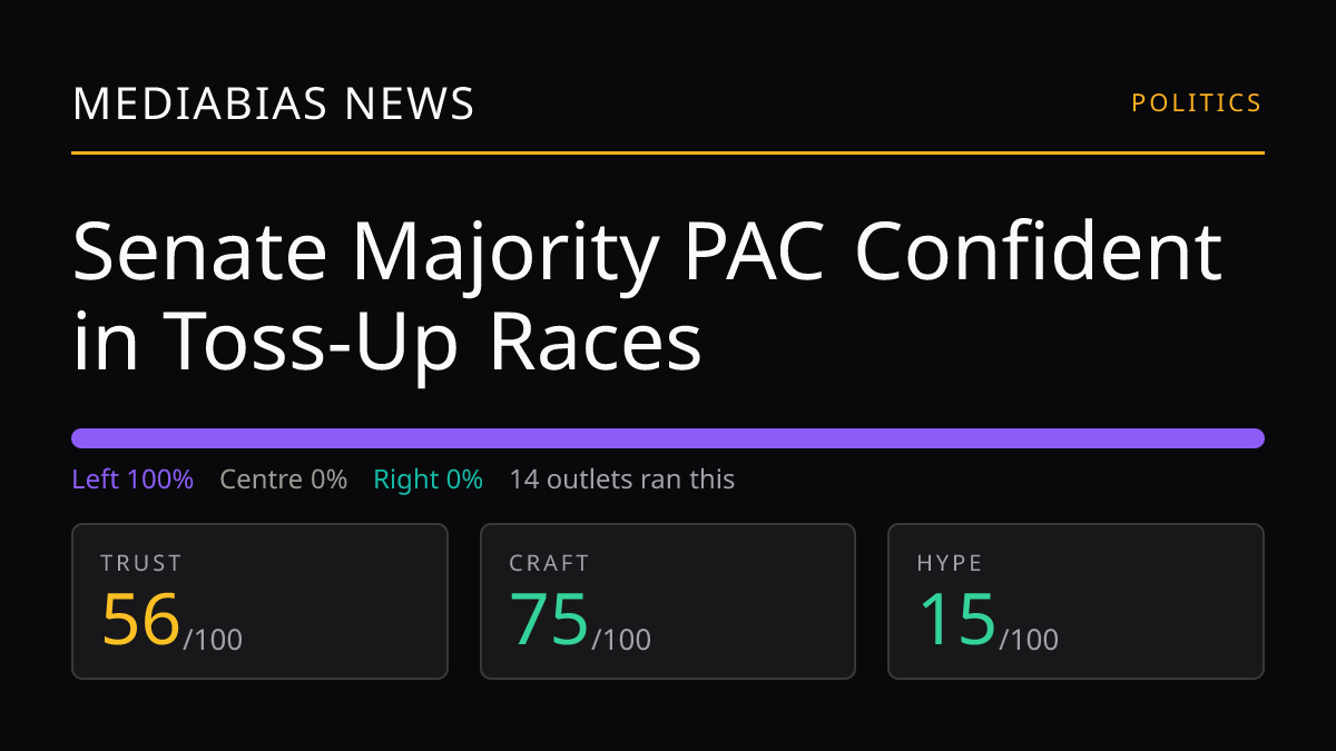 Senate Majority PAC Confident in Toss-Up Races