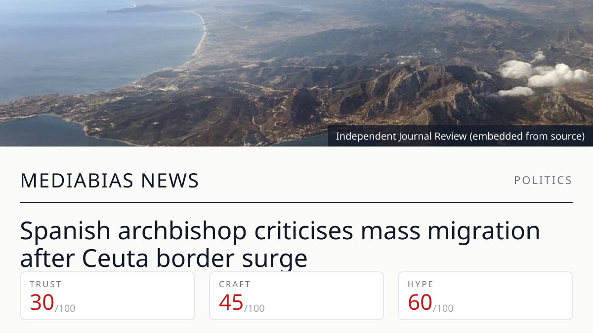 Spanish archbishop criticises mass migration after Ceuta border surge