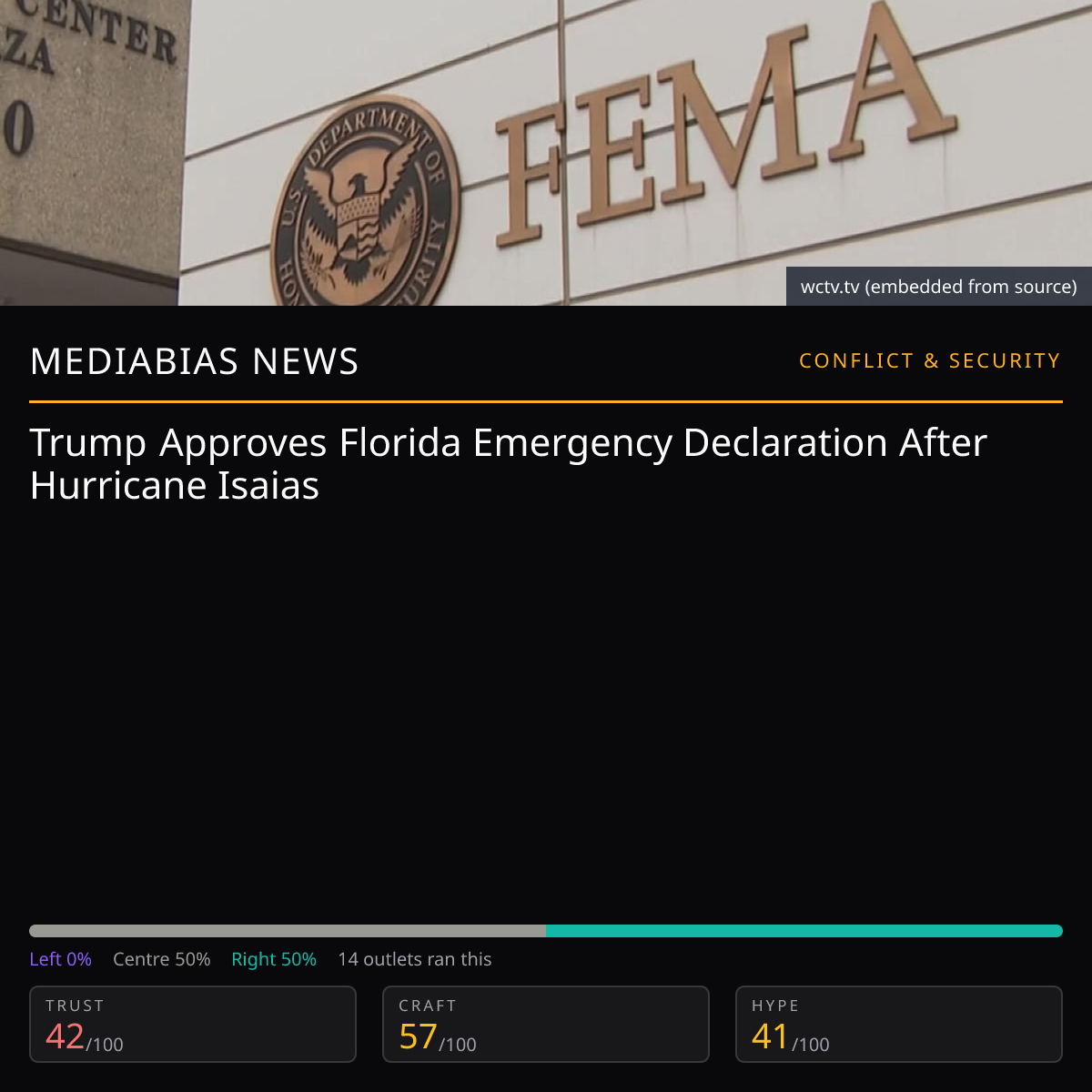 Trump Approves Florida Emergency | MediaBias News