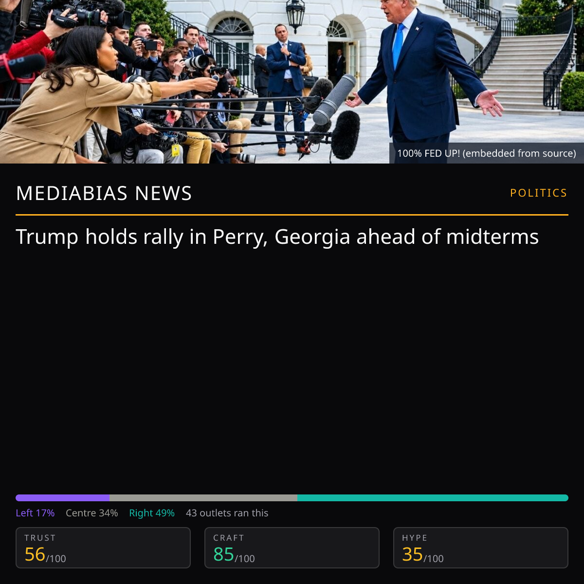 Trump Rally in Perry, Georgia | MediaBias News