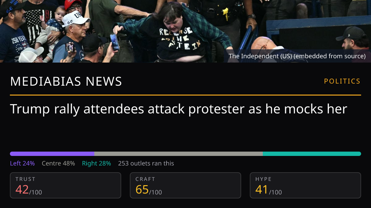 Trump Rally Attendee Attack | MediaBias News