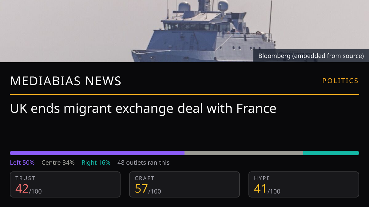 UK ends migrant exchange deal with France