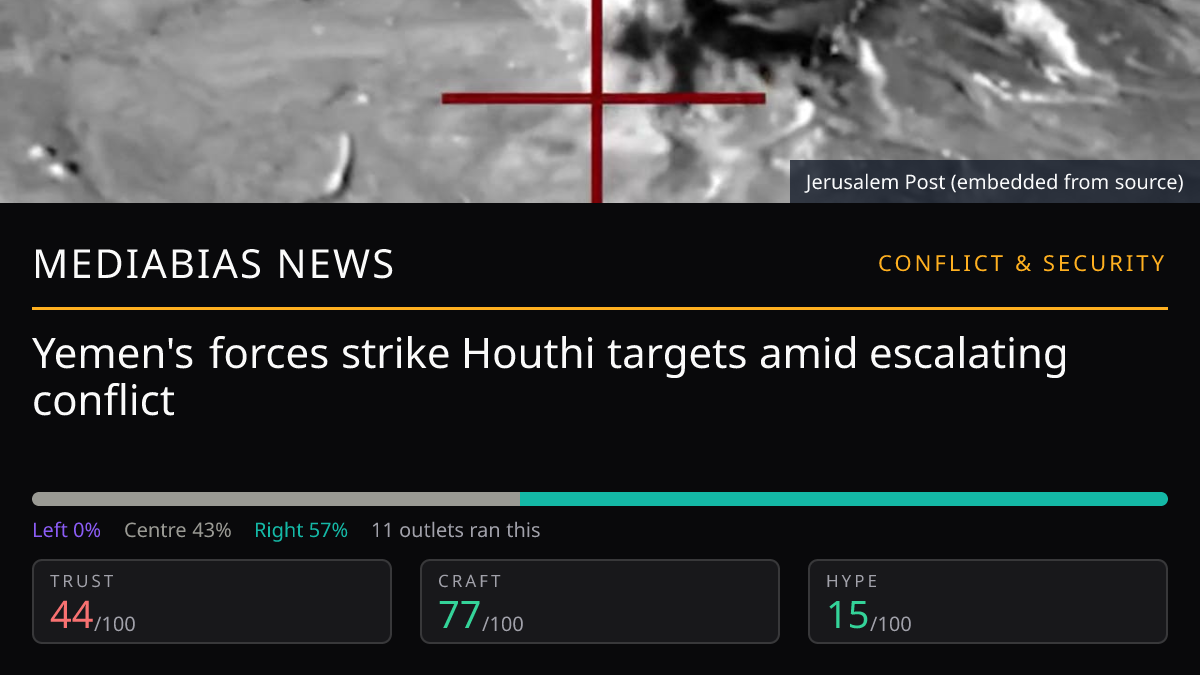 Yemen's forces strike Houthi targets amid escalating conflict